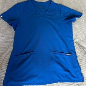 Figs Set Women's Royal Blue Scrub Set